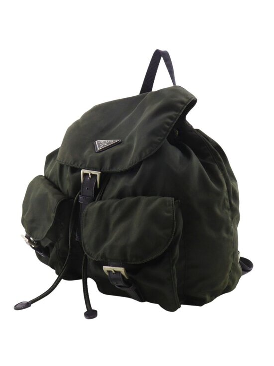 Prada Nylon Khaki Backpack main image 13